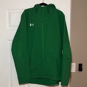 Under Armour Men's Green Full-Zip Training Windbreaker